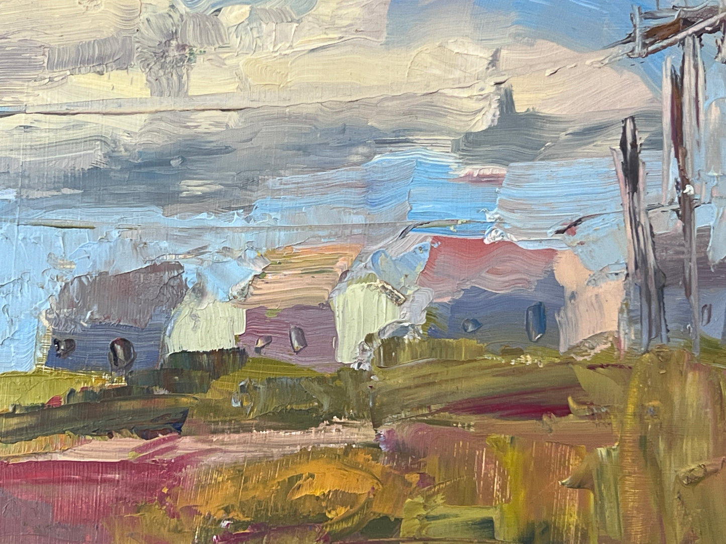 Mary Giammarino Original Acrylic and Oil on Panel