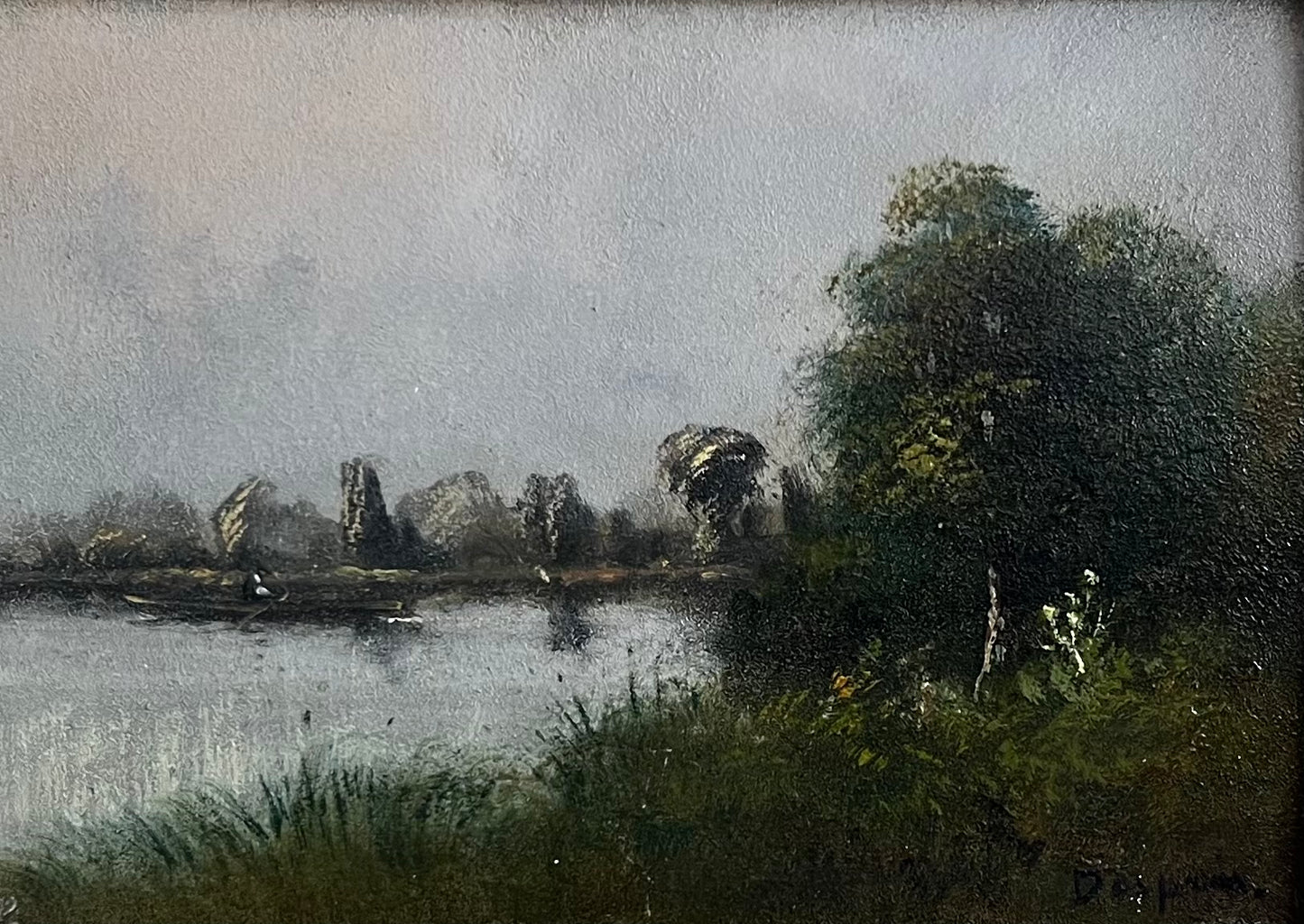 Vintage Oil on Board