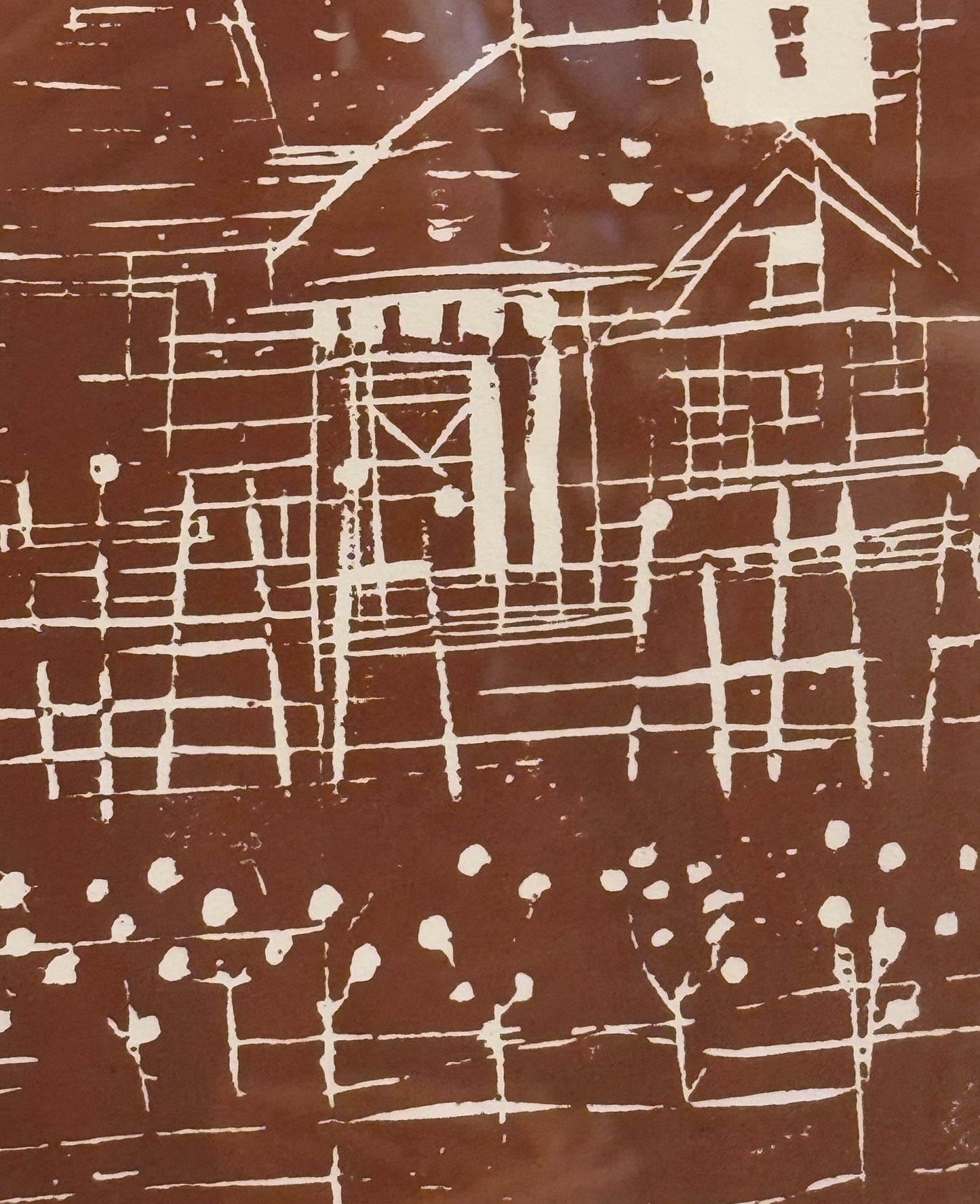 Don Zanfagna, Woodcut on Paper