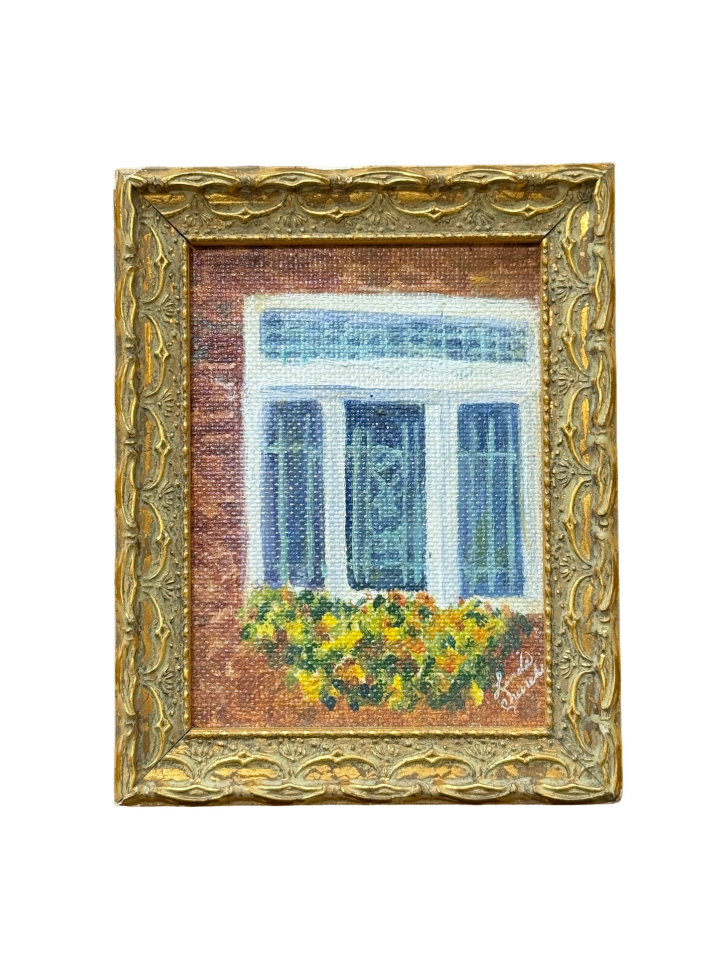Vintage Oil Painting of Charleston by Linda Churchill