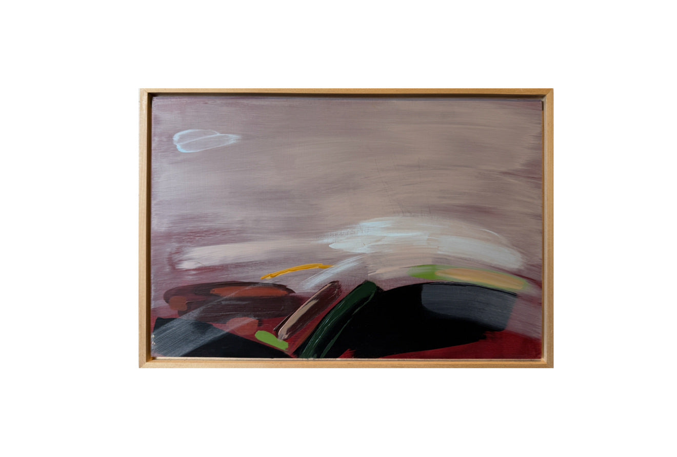 Lynne Riding "Mid Wales - Series 2 - No 2" Oil on Board