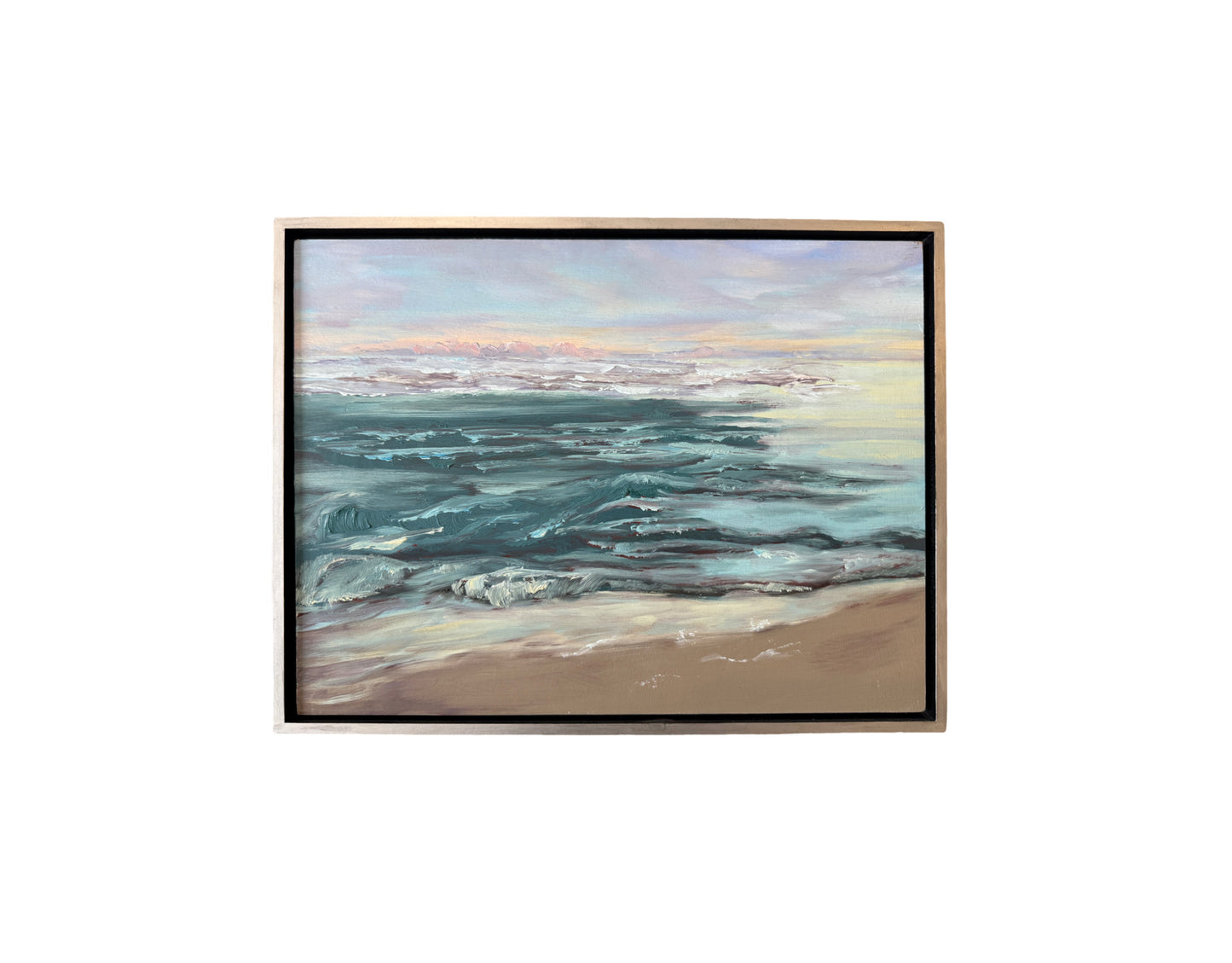 Lynne Riding "Folly Beach, Sunset No-1" Oil on Panel