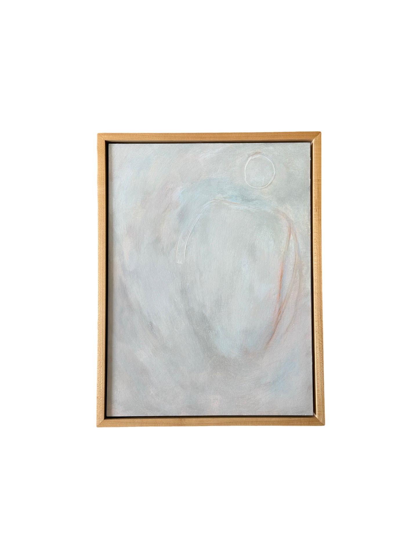 Lynne Riding "Pt Reyes Seashore - 4" Gesso and Oil on Panel