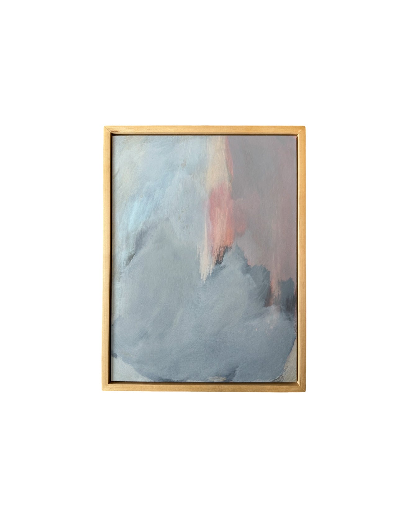 Lynne Riding "Pt Reyes Seashore - 1" Gesso + Oil on Panel