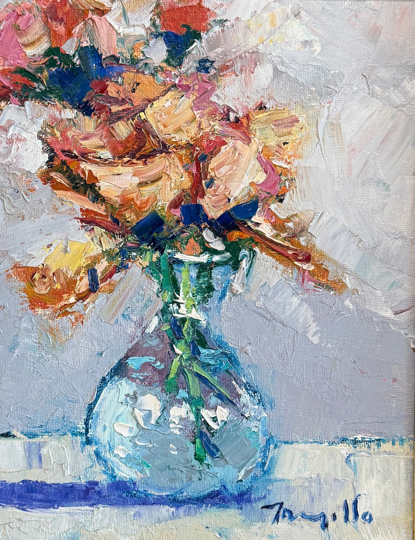 Jose D. Trujillo, Oil on Board