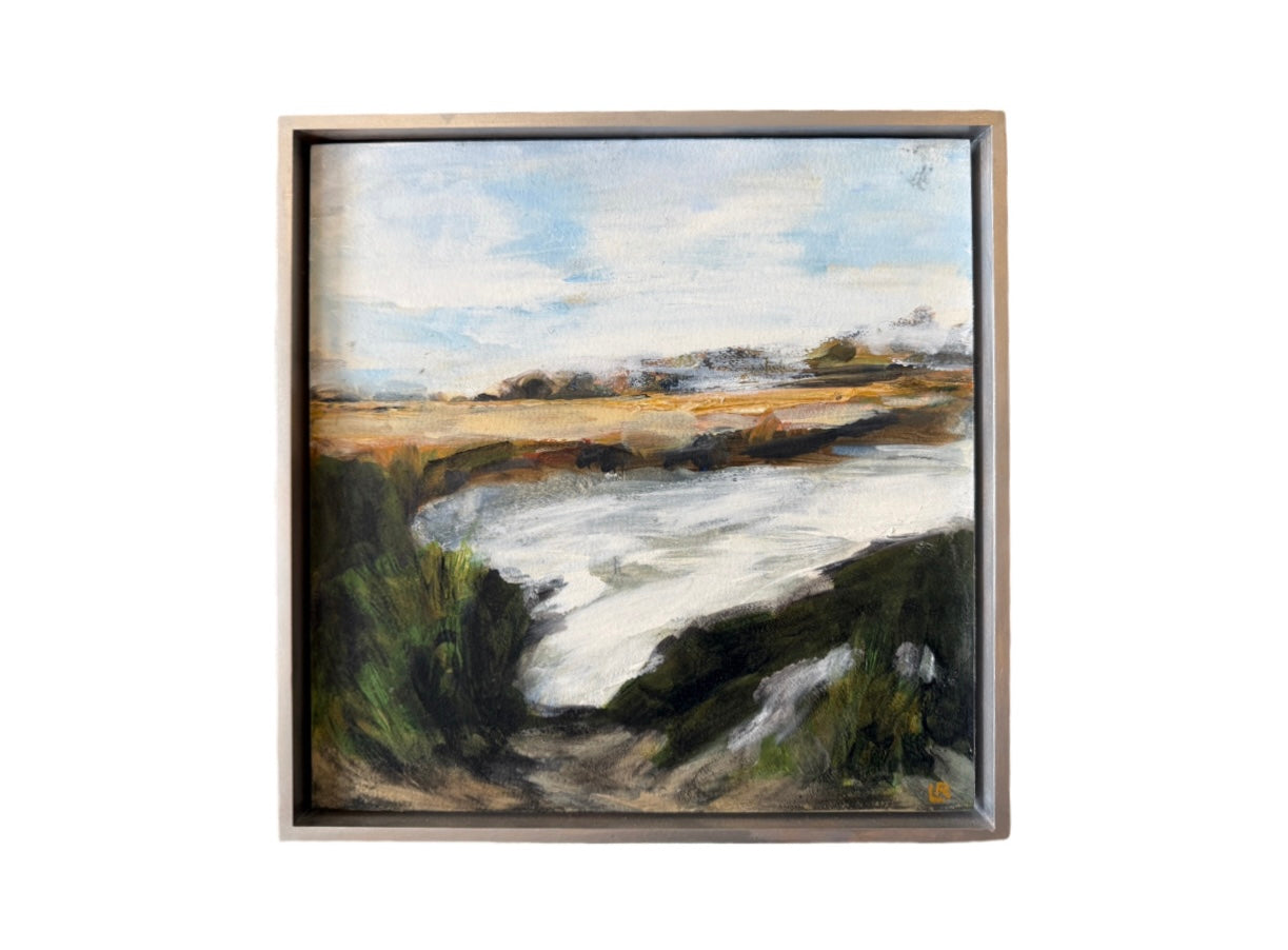 Lynne Riding "Charlestown Landing" Acrylic on Board