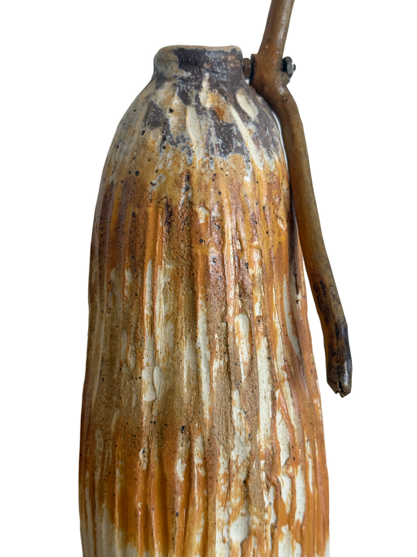 Beatrice Bernier Ceramic Vessel & Driftwood