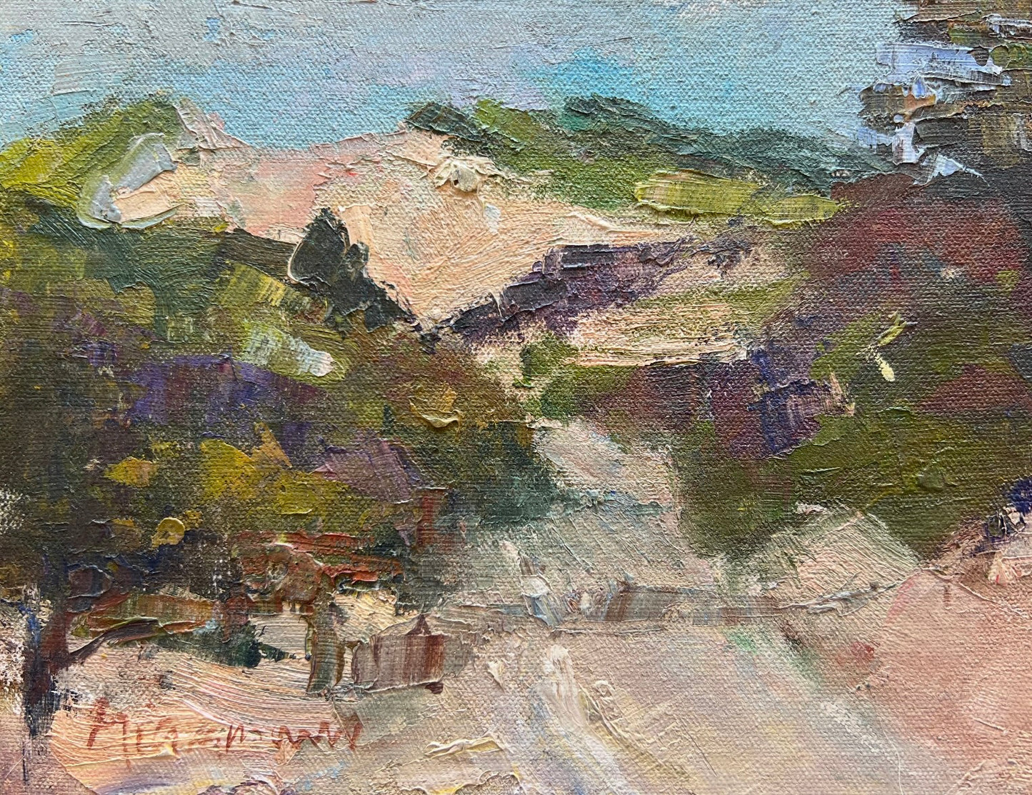 Mary Giammarino Original Acrylic and Oil on Panel