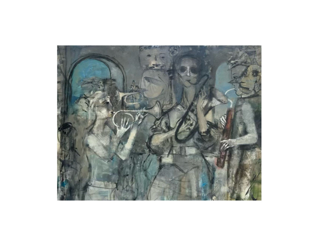 Slava Roubanov, Mixed Media on Board