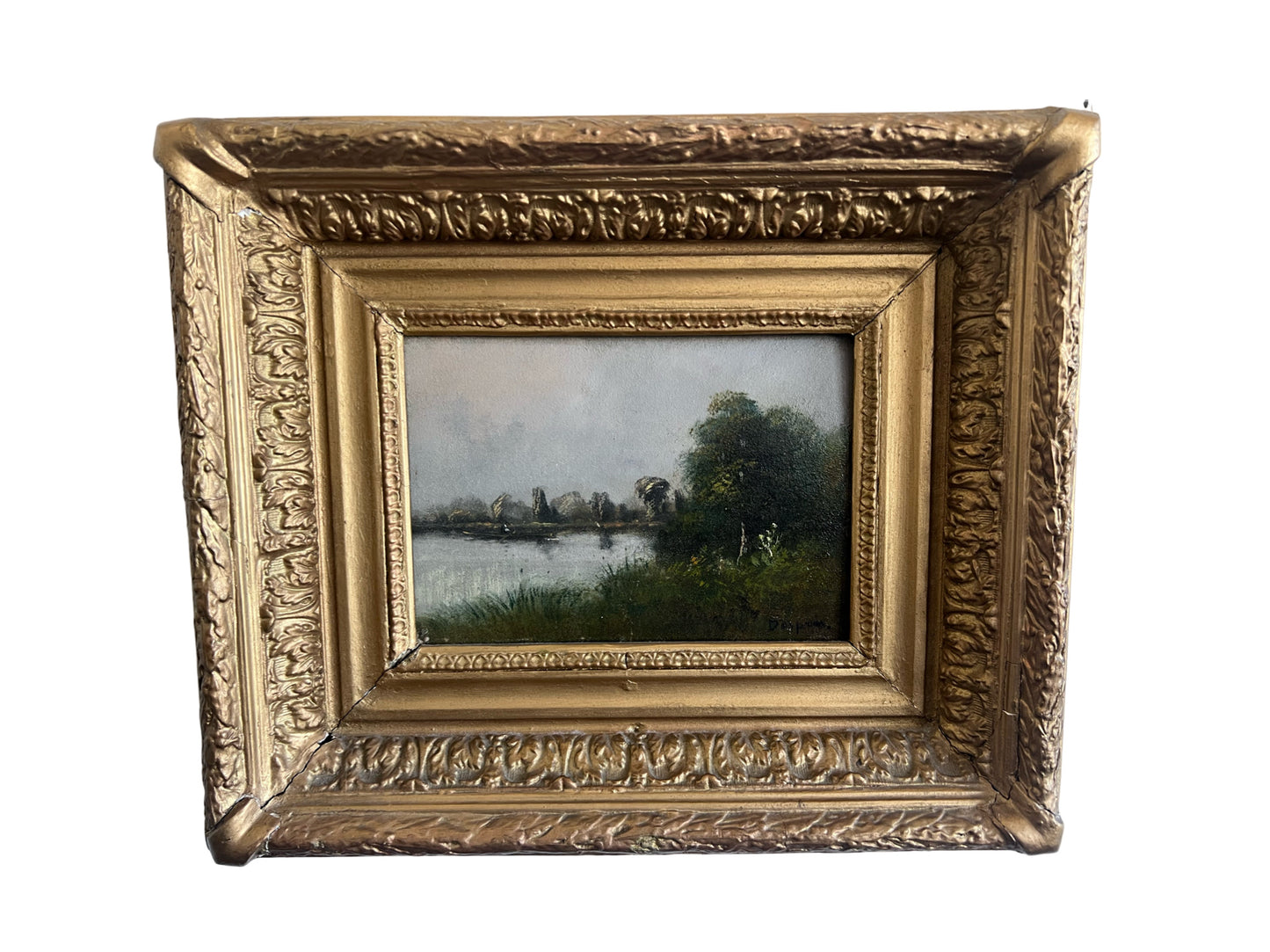 Vintage Oil on Board