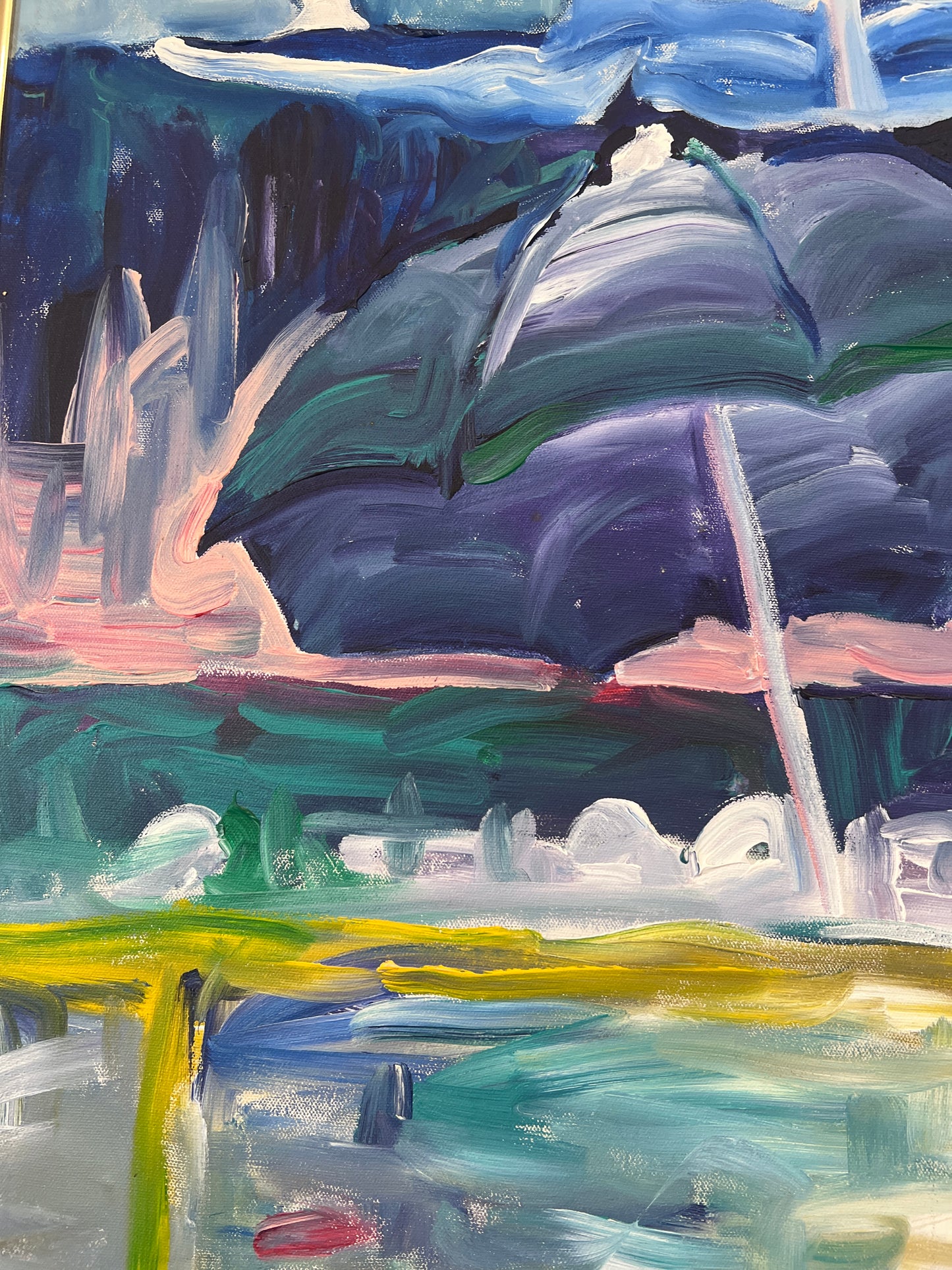 P Jones Acrylic on Canvas