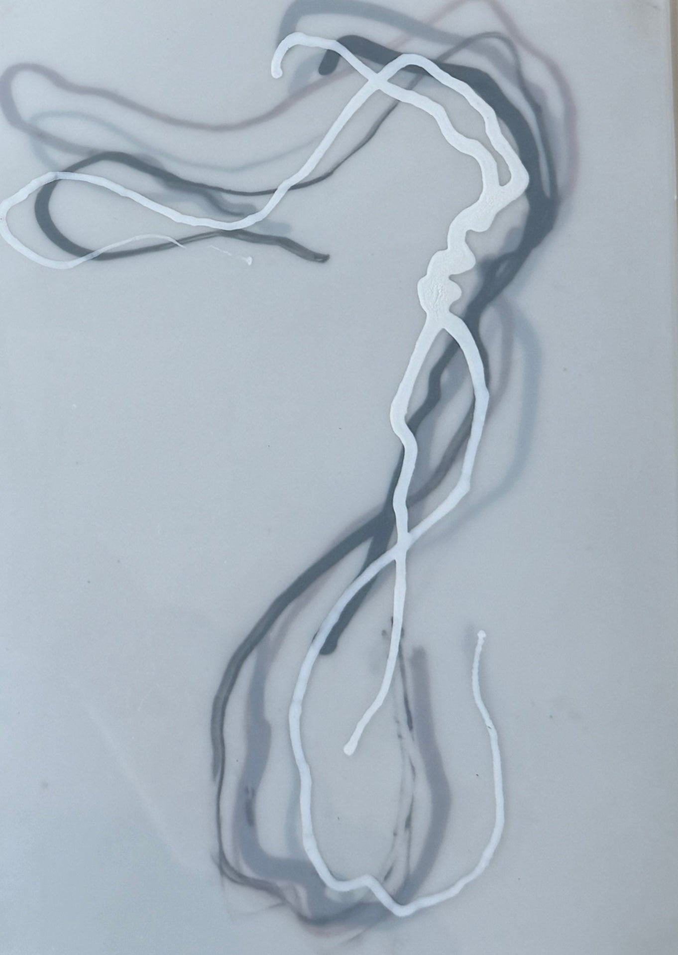 Lynne Riding "Transition - 4" Ink on Mylar