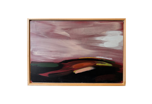 Lynne Riding "Mid Wales - Series 2 - No 1" Oil on Board